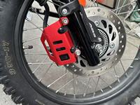 Pelindung Kaliper Penutup Rem Depan Aksesori Aluminium CNC Sepeda Motor untuk HONDA CT125
