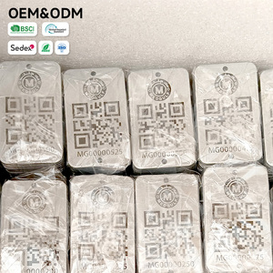 Étiquettes d'inspection personnalisées en métal gravé sablé anti-reflet pour instruments <span class=keywords><strong>de</strong></span> laboratoire médical, plaques anti-corrosion avec <span class=keywords><strong>code</strong></span> QR - Product Image 2