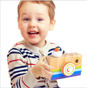 Macchina Fotografica in legno Giocattolo Nuova Simulazione di Figura Della Macchina Fotografica <span class=keywords><strong>Caleidoscopio</strong></span> di Legno Educativi Per <span class=keywords><strong>Bambini</strong></span> Giocattoli Per <span class=keywords><strong>Bambini</strong></span> Regali - Product Image 2
