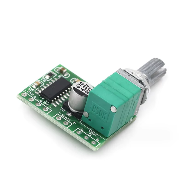 PAM8403 Mini 5V Digital Amplifier Board with Volume Control USB Powered Class-D Audio Power Module for Portable Speakers