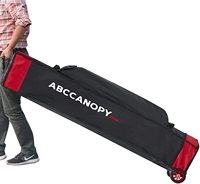 Canopée universelle 10x15, sac à roulettes pour tente Pop-up, simple de luxe, robuste, noir