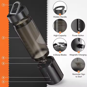 Potente Exprimidor Eléctrico Personal, Licuadora Portátil de 16 oz, 6 Cuchillas Afiladas, Mini Licuadora, Batidora - Product Image 5