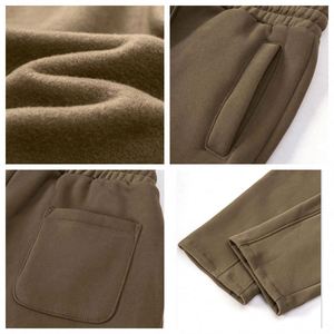Pantalones Deportivos Unisex de Felpa de Algodón de 350 g/m² de Alta Calidad para Otoño e Invierno, Personalizados, Casuales, Holgados, Cálidos para Hombre, con Impresión DTG - Product Image 2