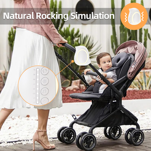 Balancín Automático para Cochecito de Bebé, 11 Sonidos Relajantes, 5 Niveles de Vibración, Batería de 1800 mAh, 6 Horas de Funcionamiento, Carga Rápida USB - Product Image 4