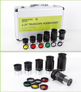 Ocular multicapa Plossl, lente Barlow 2x, <span class=keywords><strong>Kit</strong></span> de accesorios para <span class=keywords><strong>telescopio</strong></span> astronómico, 1,25 ", 7,5/15/25/32/40mm, 7 unidades de filtro de Color - Product Image 5