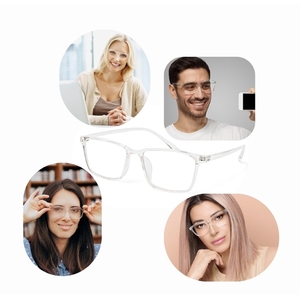Gafas de Lectura SC ECOMMERCE +1.00 Lentes Transparentes Montura Blanca Ligeras Cómodas para Uso Diario - Product Image 5
