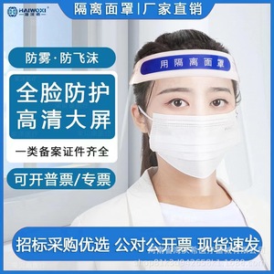 Protector Facial Médico Haiwoshi Tipo I Blanco Antivaho y Antisalpicaduras para Uso Hospitalario y de Laboratorio - Product Image 5