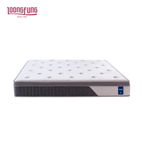 Matelas hybride enroulable haut de gamme LOONGFUNG pour la maison et l'hôtel, ressorts ensachés, mousse à mémoire de forme au gel, mini ressorts, doux et confortable