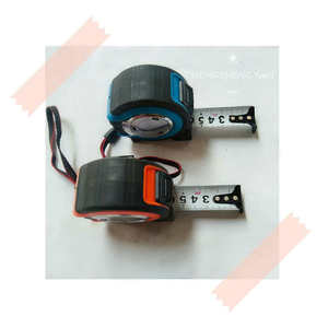 Self Winding Measuring Tape 5 Meters Steel Blade Push Button Lock Metric Automatic Return Plastic Body For Construction And DIY - Product Image 4