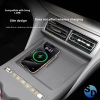 Für BYD Song Ultra Mittelkonsole Silikonmatte Vollflächige Schutzmatte mit Kabelloser Ladefunktion EV Auto-Innenausstattung