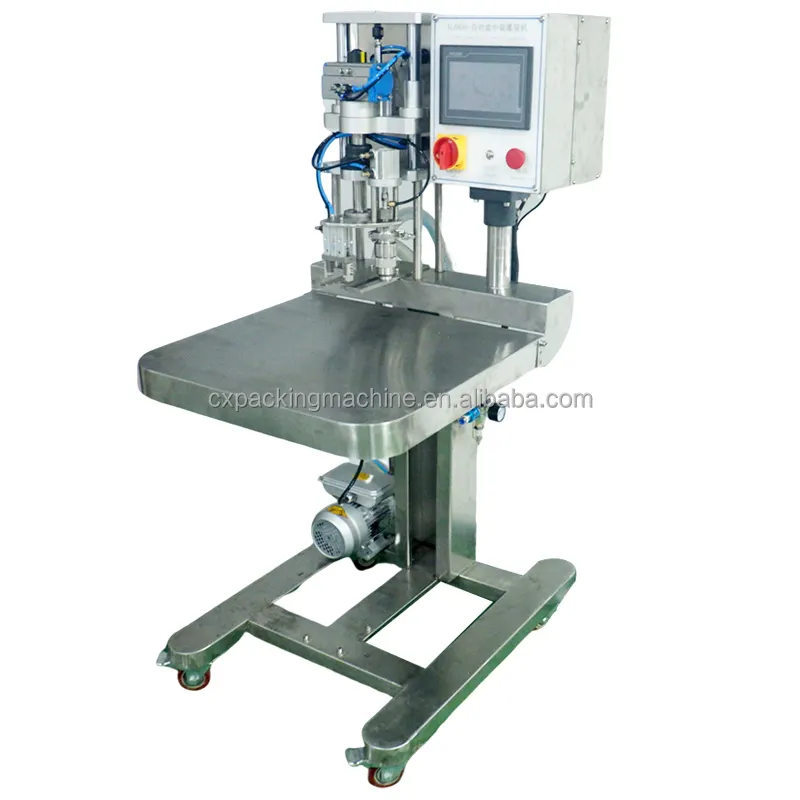 Automatic Digital Control Bag-In-Box Sauce Pouch Juice Oil Bag Red Wine Food Liquid Water BIB Filling Capping Machine