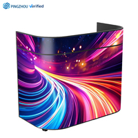 Mesa de DJ Portátil P1.5 P1.8 P2.5, Mesa de DJ para Actuaciones en Escenario, Eventos Musicales, Bodas, Hoteles, Conciertos, Discotecas, Pantalla LED