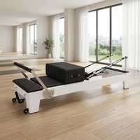 Mini Reformer de Pilates con Marco de Aluminio Ligero, Cama de Pilates Pequeña para Fisioterapia, Rehabilitación y Entrenamiento, Logotipo Personalizado OEM