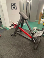 Entraîneur de force Lat Workout avec chargement de plaque Machine à rangée en T réglable