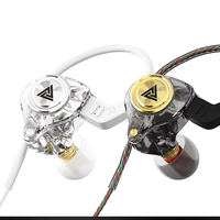 Headphone Nirkabel Tipe In-Ear Bass Berat Kontrol Kabel Earphone Dinamis untuk Ponsel