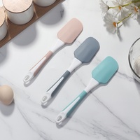 Ensemble de spatules en silicone 3 pièces spatules en caoutchouc de qualité alimentaire pour la cuisson et le mélange résistant à la chaleur et antiadhésif passe au lave-vaisselle