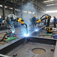 Robot de soudage portable à installation flexible, supportant le montage latéral inversé pour la soudure de tuyaux