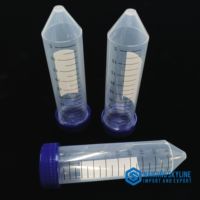 Tube de centrifugation conique de 50 ml avec bouchon à vis, tube en plastique gradué pour la recherche clinique