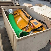 VICSEC Offre directe usine Promotion spéciale Godet mélangeur à béton pour pelle de 3 tonnes avec moteur et roulement inclus