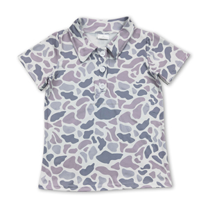 Sin Aranceles, Contáctenos: Camisetas a juego para <span class=keywords><strong>padre</strong></span> e <span class=keywords><strong>hijo</strong></span> BT1609 RTS, Polo <span class=keywords><strong>de</strong></span> camuflaje gris con botones, Camisetas <span class=keywords><strong>de</strong></span> manga corta, Ropa para adultos - Product Image 4