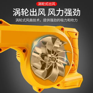 เครื่องเป่าลมไร้สาย Jin Chengtai Lithium Ion 21.6V 3000RPM สำหรับทำความสะอาดฝุ่น - Product Image 3