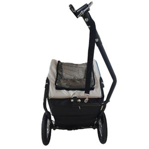 Evcil hayvan arabası kedi köpek kafesi arabası sepeti seyahat katlanır taşıyıcı Pet köpek bisiklet bisiklet römorku arabası Jogger - Product Image 6