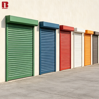Porte de sécurité enroulable automatique Bolang 10x12 9x7 8x7 en aluminium sur mesure, anti-rouille, anti-poussière, anti-insectes pour magasins et bâtiments