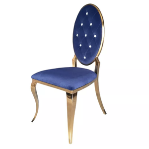 โรงแรมจัดเลี้ยงหรูหรารับประทานอาหารบัลลังก์กษัตริย์พรรครับประทานอาหารเก้าอี้รับแขกงานแต่งงานหลังสูงสําหรับกิจกรรมงานแต่งงานรับแขกกษัตริย์ - Product Image 4