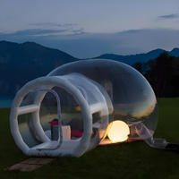 Vente directe d'usine enfants fête clair dôme ballon extérieur jardin gonflable bulle rebond maison pour Camping salon tente
