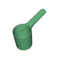 Cuillère doseuse en plastique PP de 100 ml, style chinois, pour compléments alimentaires pour animaux, avec graduations, capacité de 50 g, pour poudre de café ZY11037