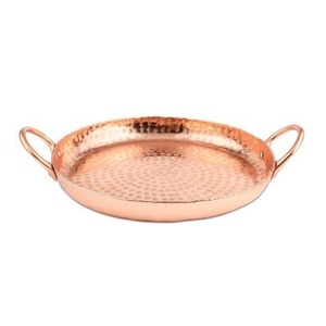 Plateau de service en cuivre de haute qualité, accessoires de cuisine, service martelé pour le service - Product Image 1