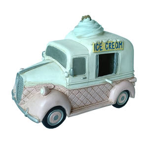 9 Inch Zomer Decoratie Teken Ijs Hars <span class=keywords><strong>Camper</strong></span> Birdhouse Strand Decor Polyresin Touw Look Opknoping Vogelhuisje Ornament - Product Image 1