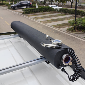 Bouteille d'eau de douche de <span class=keywords><strong>camping</strong></span> portable en acier inoxydable 25L avec tuyau de pulvérisation, réservoir de stockage étanche pressurisé - Product Image 2