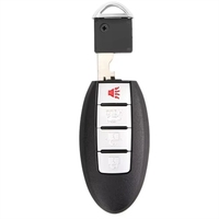 Clé intelligente Xhorse à 4 boutons XSNIS2EN, télécommande universelle sans fil pour voiture, compatible avec l'outil VVDI 2