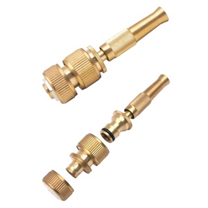 4 "altezza ciuccio in ottone ugello a spruzzo diretto regolabile torsione pistola ad acqua da giardino lavaggio auto Pet doccia pulizia del giardino - Product Image 6