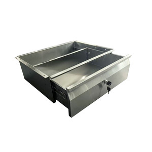 VICTORY KITCHEN Cajón Moderno de Acero Inoxidable para Exteriores con Riel Deslizante y Cesta - Product Image 4