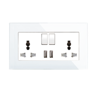 Bingoelec simple universel Arabie Saoudite électrique USB et prise de courant électrique Type C 13A UK prise murale Logo Tecnologia