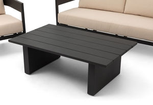 AJUNION Curved Design Outdoor Furniture Set Luxury Aluminum <strong>Garden</strong> Sofas 4 Seater Patio Furniture Set with <strong>Low</strong> Coffee <strong>Table</strong> - Product Image 3