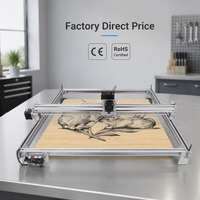 Mesin Ukiran Laser Portabel 6550 untuk Kayu, Akrilik, Kulit, Mesin Pengukir Laser Desktop, Mini CNC Router