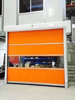 Porte à enroulement rapide électrique industrielle antivol, isolation thermique, solution complète pour garage, usine, entrepôt, modèle 013