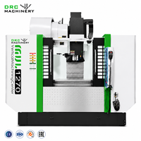 Centre d'usinage vertical CNC MVL1270S avec broche BT40 8000 tr/min, axe Z à glissières, pour usinage intensif, DRC Machinery