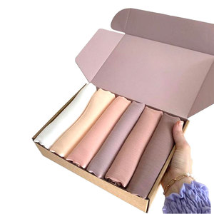 Custom logo scarf mailer scarves set packaging box for scarves