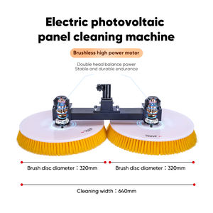 Cepillo de Limpieza Solar en Oferta, Barra de Extensión Telescópica, Motor de Cobre de Alta Velocidad, Disco Doble Giratorio - Product Image 3