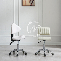 Foshan grand salon de beauté meubles hauteur réglable équipement de spa spa facial manucure tabouret chaise