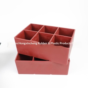 Fabricant d'origine, bac à glaçons carré de 5,5 cm en silicone de qualité alimentaire, avec fonction de démoulage facile, possibilité de créer un logo, moule à grands glaçons - Product Image 3