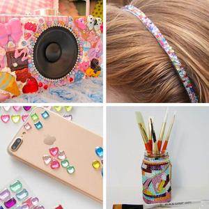 Tự dính mặt đá quý sticker cho trang điểm tóc cơ thể mắt bán buôn Ins vẻ đẹp trước khi thực hiện có thể tháo rời Mặt đá quý dán - Product Image 4