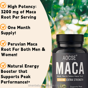 ยาเม็ดสกัดมาคาธรรมชาติแบบกำหนดเอง รูปทรงกระบอก ช่วยเพิ่มพลังชายหญิง บำรุงร่างกาย ปรับสมดุลฮอร์โมน - Product Image 2