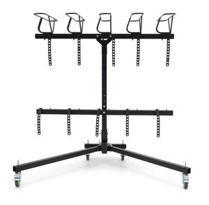 Hot Bán Hitch Dọc Xe Đạp Giá Thép Carbon Xe Lưu Trữ Thang Xe Đạp Tàu Sân Bay Với Màu Đen Nhà Kho Đứng Cho <span class=keywords><strong>5</strong></span> Xe Đạp - Product Image 1