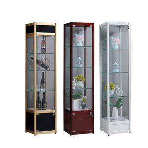 79 "cao CURIO Đen Bộ sưu tập trưng bày tháp trưng bày, thắp sáng tủ trưng bày cổ - Product Image 2