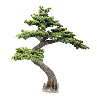 NINI Sapin de Noël en plastique personnalisé, grand format, décoratif, moderne, fait main, 3m, aiguilles de cèdre, écologique, pour mariage et remise de diplôme